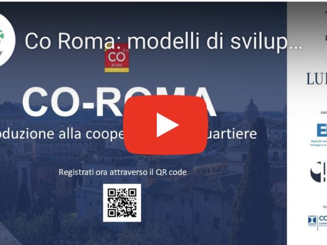 Co-Roma: modelli e piattaforma per lo sviluppo sostenibile