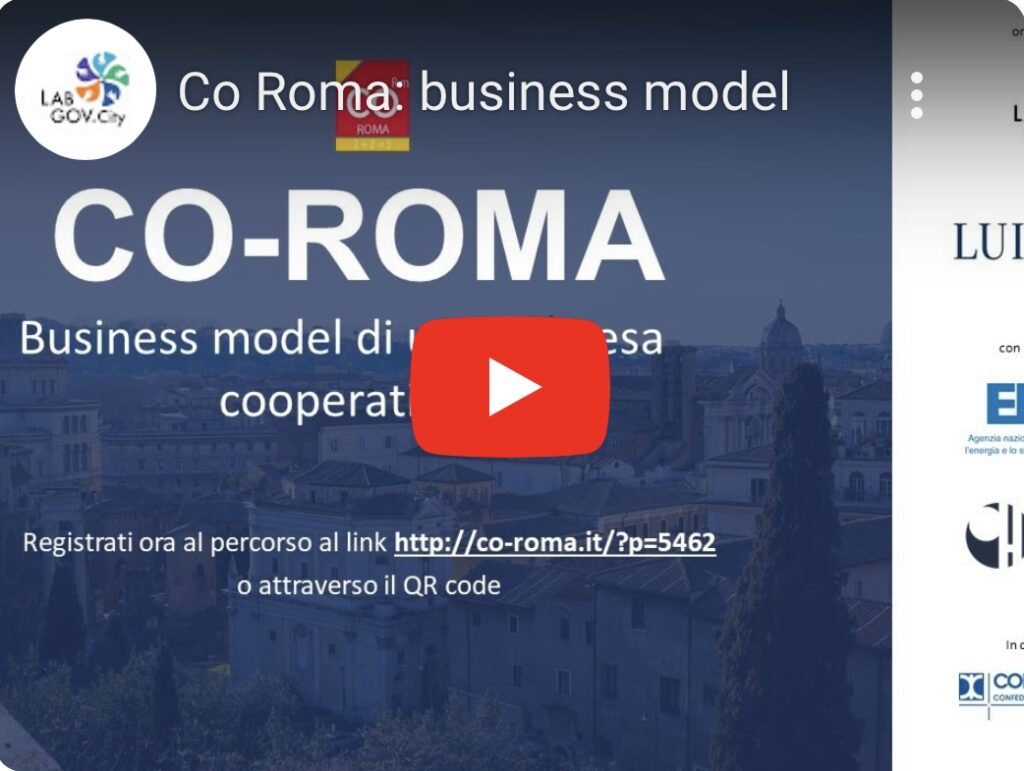Co-Roma: business model per imprese cooperative